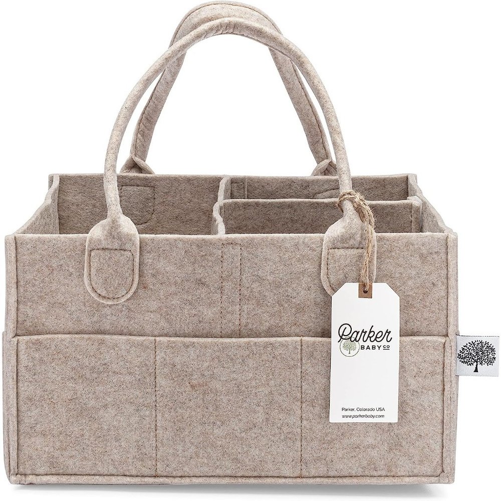 Parker Nursery Storage Bin and Car Organizer for Baby Wipes
